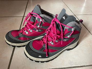 Scarponi trekking montagna donna 40 rosa