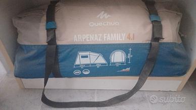 Tenda Quechua Arpenaz Family 4.1 – 4 p.+ 2 materas