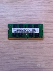 Ram ddr4 8gb portatile/sodimm