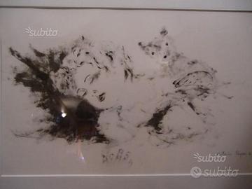 Quadro firmato Antonio Papa 69 A Matita