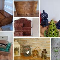 Mobili e oggettistica in bambù, vimini, etnico