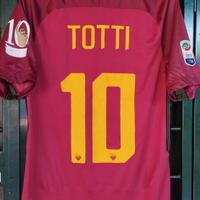 Maglia AS Roma 2017 2018 Totti Nike ultima partita