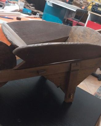 Carriola in legno