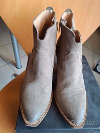 Stivaletto donna vero cuoio