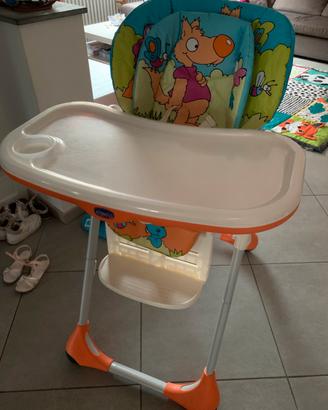Seggiolone Chicco Polly + tavolino