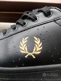 Scarpe Fred Perry 43 snicker nero oro casual ultra