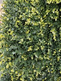 Siepe artificiale 3D Bosso in pannelli da 1x1