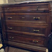 Tre cassiettiere antiche in legno