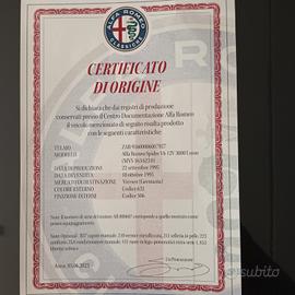 Alfa Romeo 916 Spider V6  3.0  12 valvole
