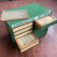 Scatola officina carburatori moto Dellorto