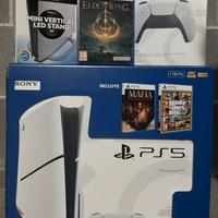 PS5 SLIM DISCO -2 JOYSTICK -GIOCHI NUOVA SIGILLATA