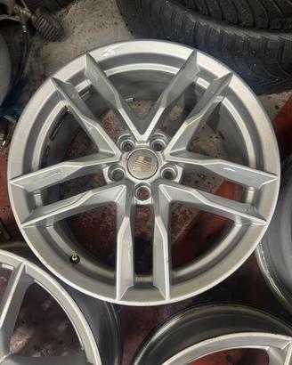  4 CERCHI SEAT ORIGINALI 17" - PARI AL NUOVO