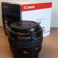 Canon ef 50mm f/1.4 USM+filtro luce UV