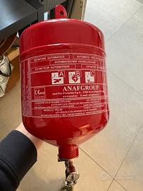 Estintore automatico sala macchine