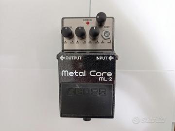 PEDALE DI DISTORSIONE PER CHITARRA BOSS Metal Core