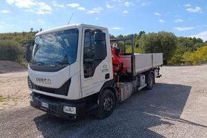 Iveco 120/190 con gru PM 7 e ribaltabile 