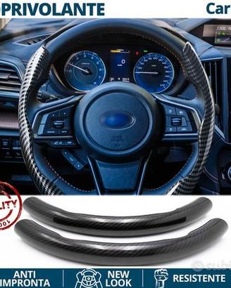 COPRIVOLANTE per SUBARU in FIBRA CARBONIO Nero