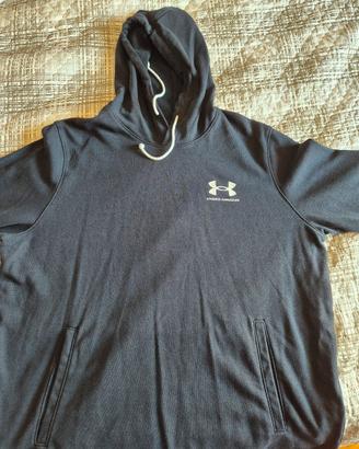 Felpa Nera Under Armour Tg Xl