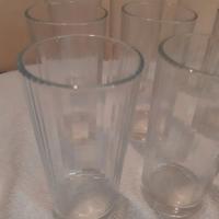 Set 12 bicchieri alti in vetro Italy