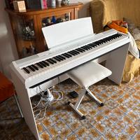 Pianoforte digitale yamaha p115 con supporto