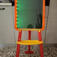Sgabello lavagna bambini a 2 modi illuminata e pla