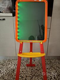 Sgabello lavagna bambini a 2 modi illuminata e pla