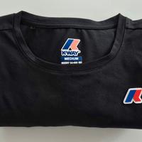 K-Way Seril Travel T-shirt unisex Nero taglia M