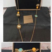 UnoAerre Set Collana e Bracciale Bronzo Dorato