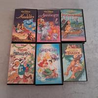 Lotto 6 VHS Walt Disney 