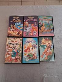 Lotto 6 VHS Walt Disney 