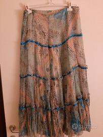 Gonna lunga seta marca Tunnel