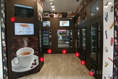 Negozio automatico h24 distributori automatici us