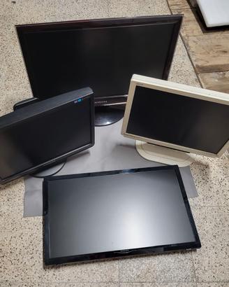 Monitor PC, TV, Decoder, Cavi, Telecomandi