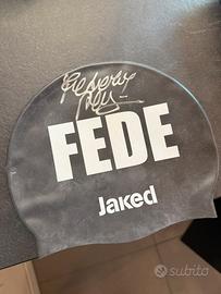 Cuffia Jaked autografata da Federica Pellegrini