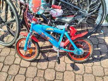 bicicletta spiderman bimbo 12 pollici