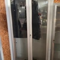 armadio vetrato 2 ante