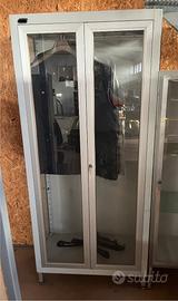 armadio vetrato 2 ante