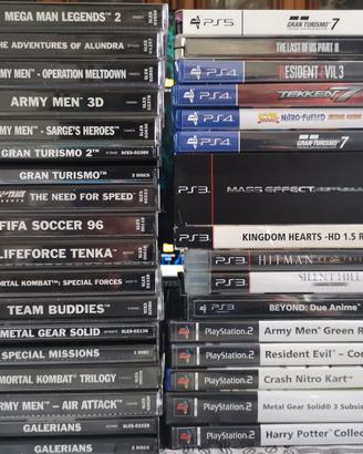 giochi playstation 1 ps1 ps2 ps3 ps4 ps5