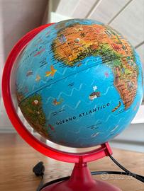 Lampada Mappamondo