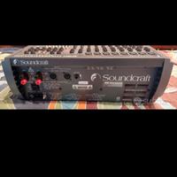 impianto completo mixer + casse Soundcraft 