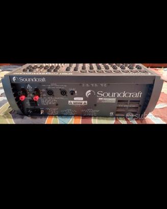 impianto completo mixer + casse Soundcraft 