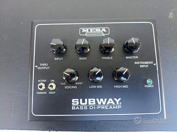 Mesa Boogie Subway Bass DI Preamp