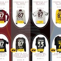Maglie Salernitana Zeus Candreva Tchaouna Ribery
