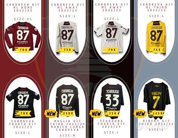 Maglie Salernitana Zeus Candreva Tchaouna Ribery