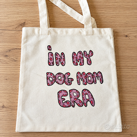 Borsa di tela decorata a mano
