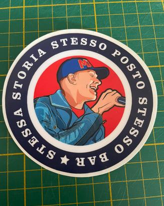 Adesivo sticker dedicato a Max Pezzali / 883