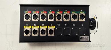 Stage Box; ECS 16 ingressi XLR femmina