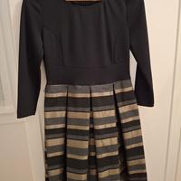  vestito Taglia 40 Lola Deeva nero e oro 