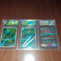 trio bulbasaur ivysaur venusaur 151 gradate