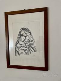 Quadro "Maternità" (Madonna con Bambino) 